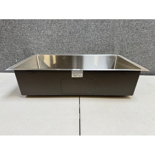 4139 - Idro extra large 1.0 bowl stainless steel sink (560-120) *This lot is subject to VAT