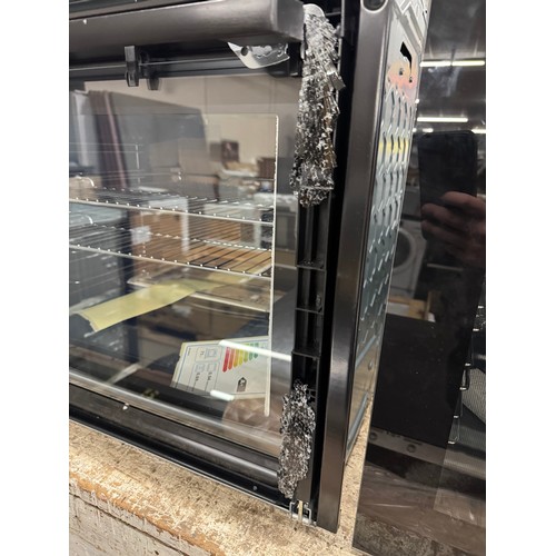 4181 - Bosch Series 4 built-in single oven with Added Steam - black (transit damage glass door) (556-25) *T... 