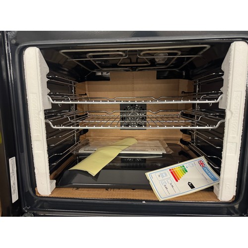 4181 - Bosch Series 4 built-in single oven with Added Steam - black (transit damage glass door) (556-25) *T... 