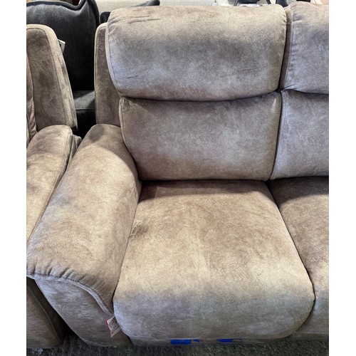 3028 - A Oscar fabric 2 seater electric reclining sofa, original RRP £583.33 + VAT (4246-25) *This lot is s... 