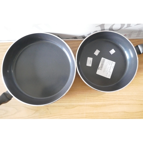 6040 - Two Greenpan Torino frying pans (371-24) *This lot is subject to VAT