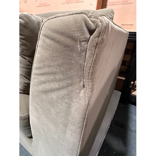 3003 - A Mokena fabric storage sofa with 2 storage seats (missing 2 feet) original RRP £583.33 + VAT (4247-... 