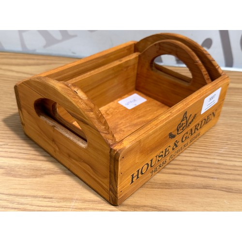 3007 - Two graduating House & Garden storage boxes