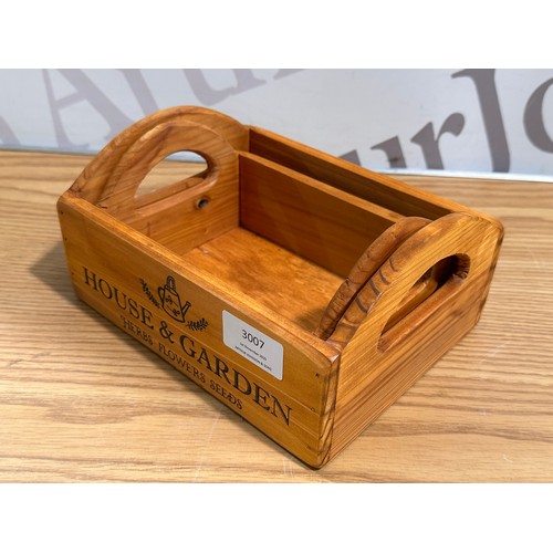 3007 - Two graduating House & Garden storage boxes