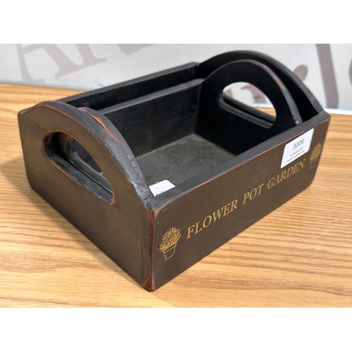 3008 - Two graduating flowerpot garden storage box