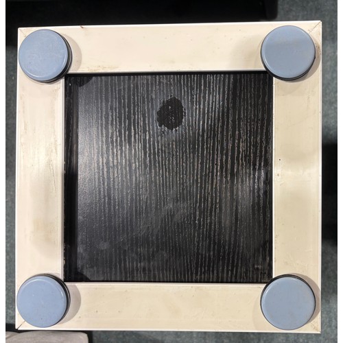 3097 - A pair of marble effect garden planters