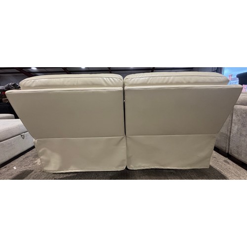 3067 - A Fletcher light grey 3 seater power recliner(transit marked) original RRP £1041.66 + VAT (4247-13) ... 