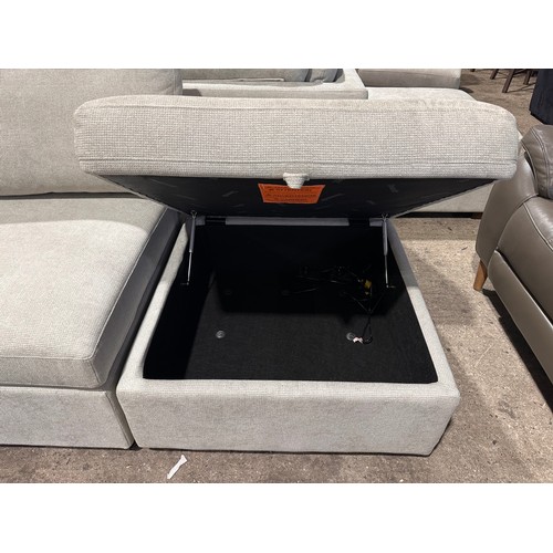 3068 - A Rockford electric reclining modular fabric corner sofa (transit marked) original RRP £1416.66 + VA... 