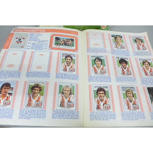 2019 - A Soccer Stars 1967-68 picture stamp album (one missing only) and a Panini Football 79 album (over 5... 