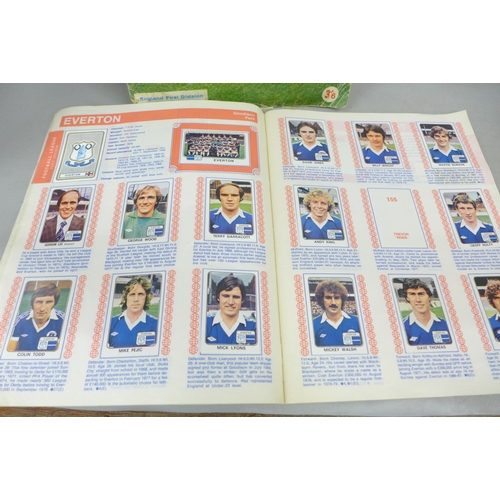 2019 - A Soccer Stars 1967-68 picture stamp album (one missing only) and a Panini Football 79 album (over 5... 