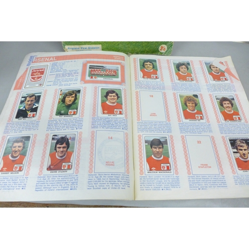 2019 - A Soccer Stars 1967-68 picture stamp album (one missing only) and a Panini Football 79 album (over 5... 