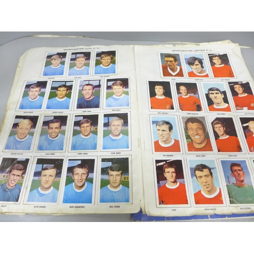 2019 - A Soccer Stars 1967-68 picture stamp album (one missing only) and a Panini Football 79 album (over 5... 