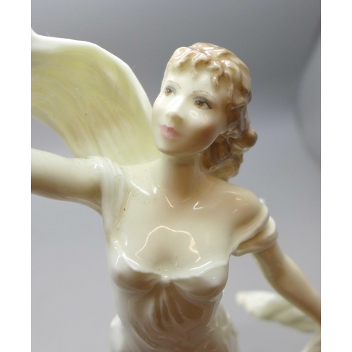 2001 - A Royal Worcester figure, Spirit of Peace, limited edition 248/2000, 28cm