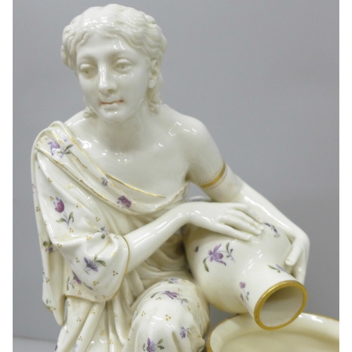 2013 - A Royal Worcester figure, circa 1893, 27cm h