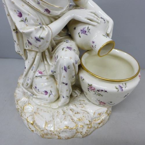 2013 - A Royal Worcester figure, circa 1893, 27cm h