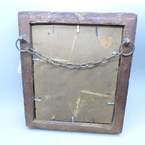 2023 - Italian School, a mid 19th Century scene with mother and child, watercolour,  in a gilt frame, frame... 