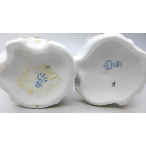 2026 - A pair of Sitzendorf porcelain figures