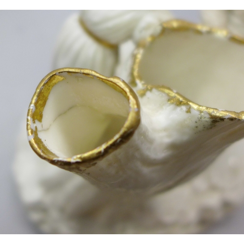 2047 - Two Royal Worcester pieces - rare Country Courtship group dated 1889 and a late 19th century figure,... 