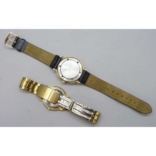 7310 - A Sekonda wristwatch with date aperture, 38mm including crown, together with a Citizen wristwatch