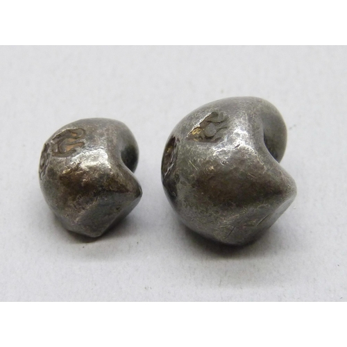 7317 - Two Thai bullet coins, 22.8g