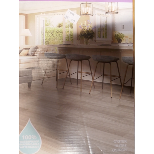 6031 - Bon Aire 12v tyre inflator and a quantity of luxury vinyl plank flooring, (372-299,525) *This lot is... 