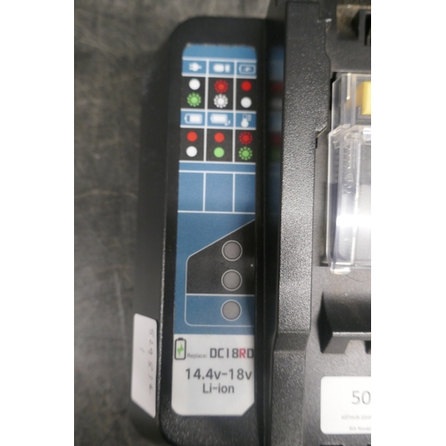 5004 - A DC18RD, 14.4V-18V Li-ion battery charger