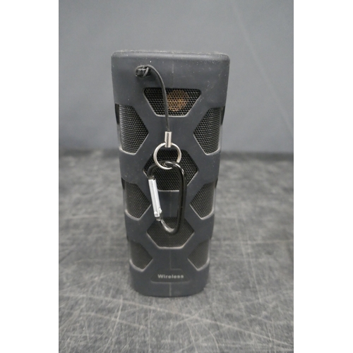 5013 - A Rienok portable speaker - boxed and an Anker premium stereo bluetooth speaker