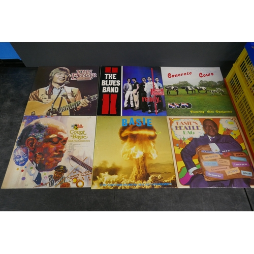 5015 - A quantity of assorted records including Concrete Cows, The Blues Band, etc.