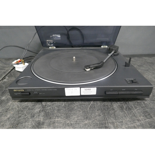 5048 - An Aiwa PX-E800 full automatic turntable