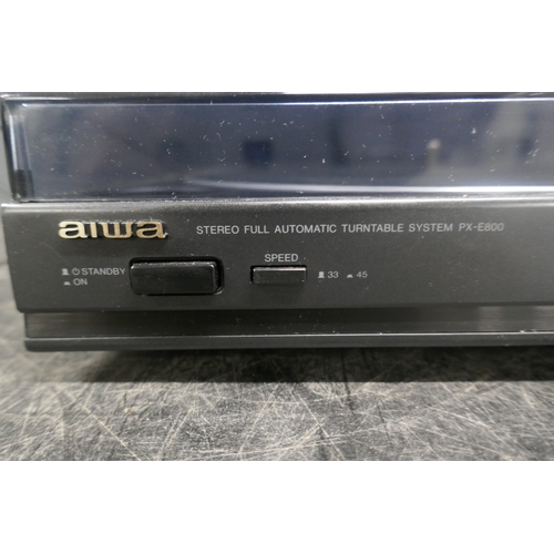 5048 - An Aiwa PX-E800 full automatic turntable