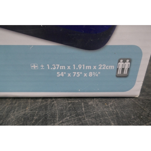 5050 - An Intex 1.37m x 1.91m air bed in box