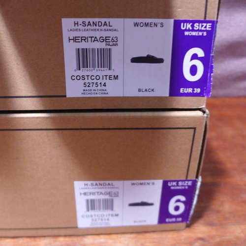 6272 - Four pairs of Heritage 63 Pajar womens sandals, UK sizes 5 and 6 (372-26) *This lot is subject to VA... 