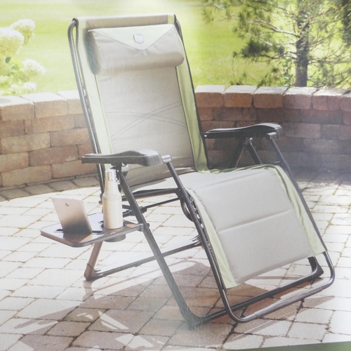 6275 - Timber Ridge Zero Gravity lounger (372-51) *This lot is subject to VAT