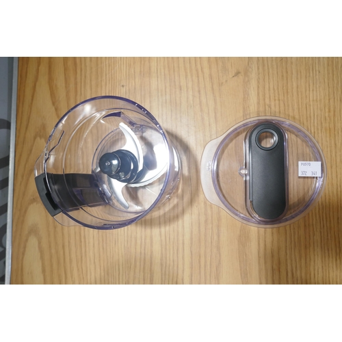 6358 - Kenwood chopper & grinder (372-341) *This lot is subject to VAT