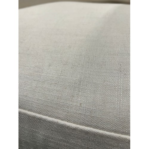 3176 - A John Lewis Harmony optic white 3 piece corner sofa