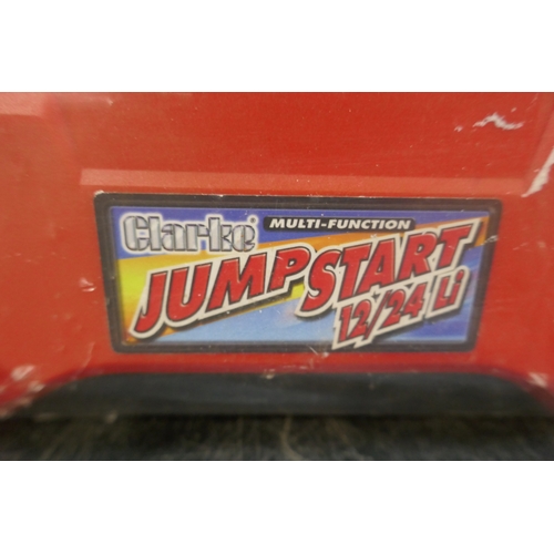 5049 - Two Clarke 12/24Li multi function jump starters *This lot is SOLD AS SCRAP ** This lot is subject to... 