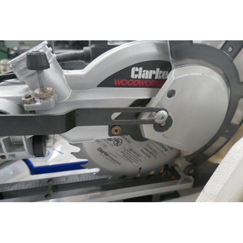 5054 - A Clarke CMS2165, 216mm sliding mitre saw *This lot is SOLD AS SCRAP ** This lot is subject to VAT