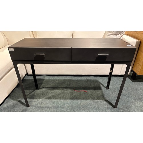 3178 - A Ottinge 2 drawer metal console/desk