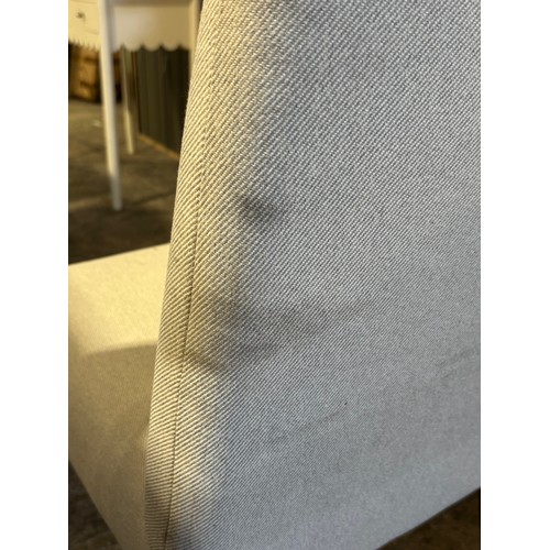 3140 - A Pair of campo calico rex dining chairs (Marked fabric)