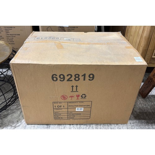 3242 - A Pair of chalkwell dining chairs (unchecked)