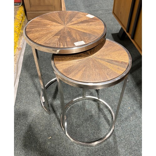 3221 - A pair of Calcot nest of tables