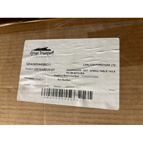 3151 - A Andersson Extending Dining Table with Bianco Oil Finish (unchecked)