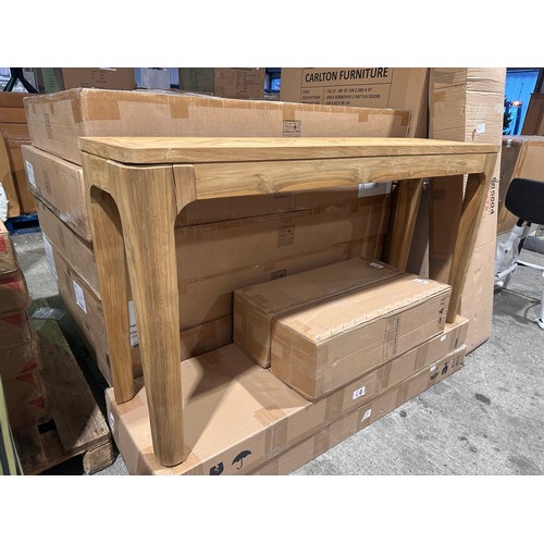 3157 - A Arch Console Table in recycled Teak (unchecked)