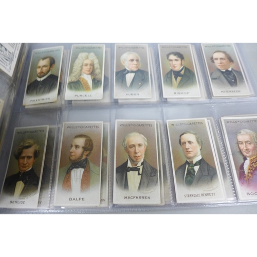 2288 - A collection of cigarette cards to include Will's Cigarettes Royalty, Will's Cigarettes Musical Cele... 