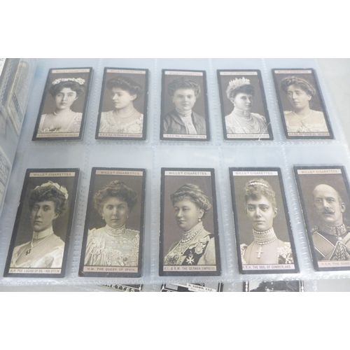 2288 - A collection of cigarette cards to include Will's Cigarettes Royalty, Will's Cigarettes Musical Cele... 