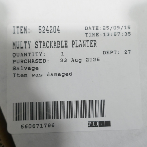 6004 - Multy 5 tier stackable planters  (372-202) *This lot is subject to VAT