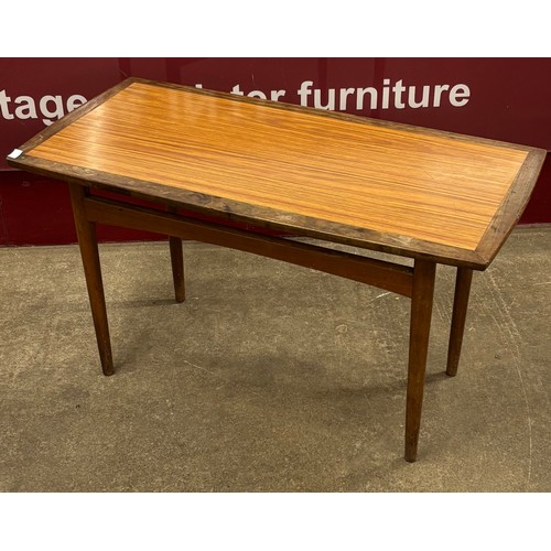 55A - A teak rectangular coffee table