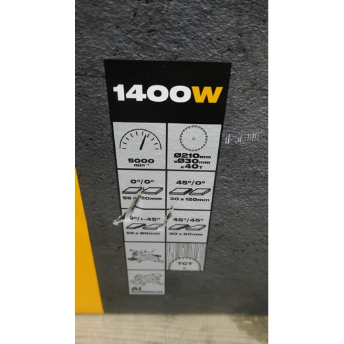 5025 - A boxed Titan TTB795 MSW, 210mm compound mitre saw  *This lot is subject to VAT