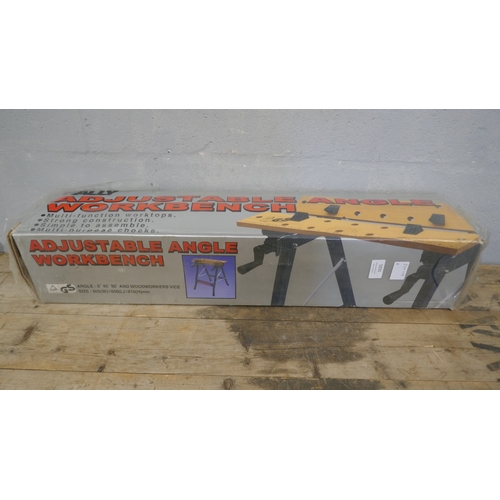 5035 - A boxed and unused adjustable angle workbench