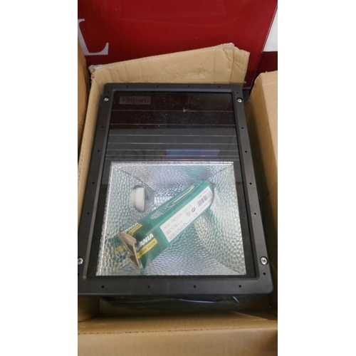 A quantity of lighting including, NVC LED emergency bulkheads, solar ...
